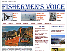 Tablet Screenshot of fishermensvoice.com